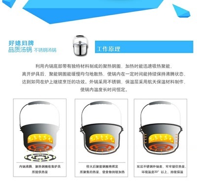 氣電兩用6L免火再煮鍋 跑江湖新奇特禮品，廣州欣勝日用品批發詳解